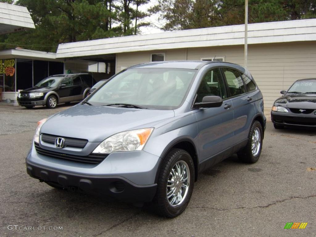 2007 CR-V LX - Glacier Blue Metallic / Gray photo #6