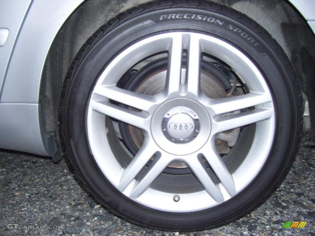 2008 A4 2.0T quattro Sedan - Light Silver Metallic / Black photo #12
