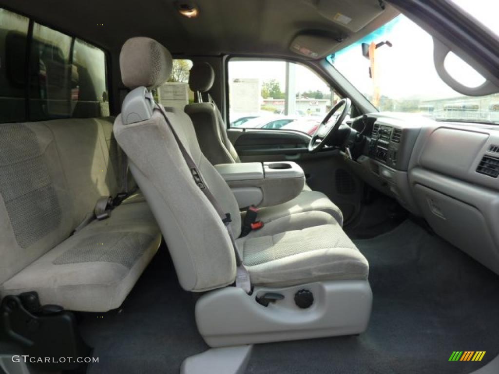 2001 Ford F250 Super Duty XL SuperCab 4x4 Chassis Interior Color Photos