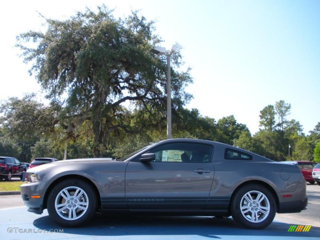 2011 Mustang V6 Coupe - Sterling Gray Metallic / Charcoal Black photo #2