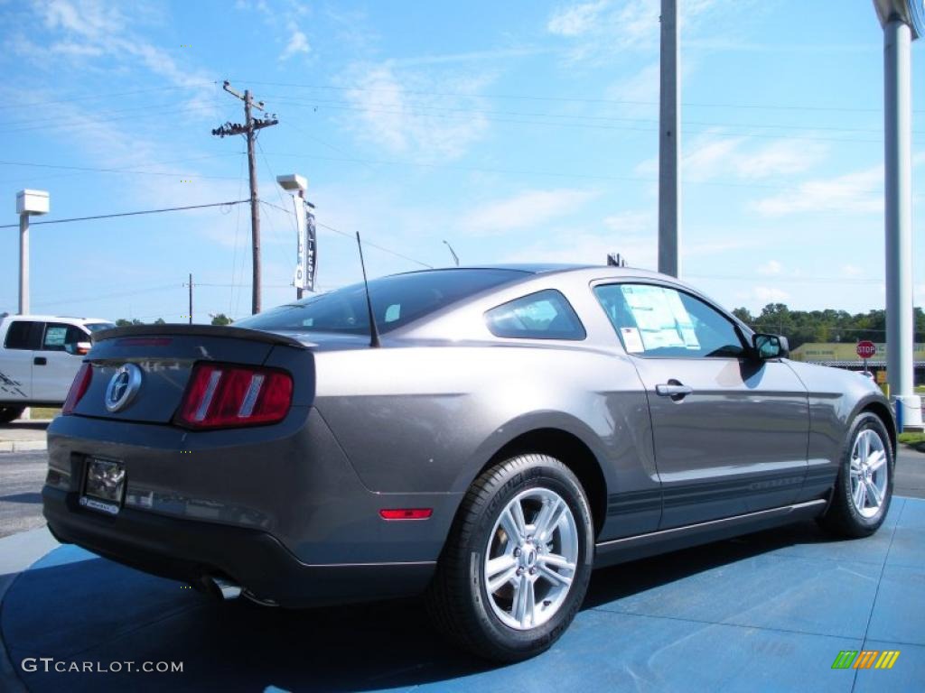 2011 Mustang V6 Coupe - Sterling Gray Metallic / Charcoal Black photo #3