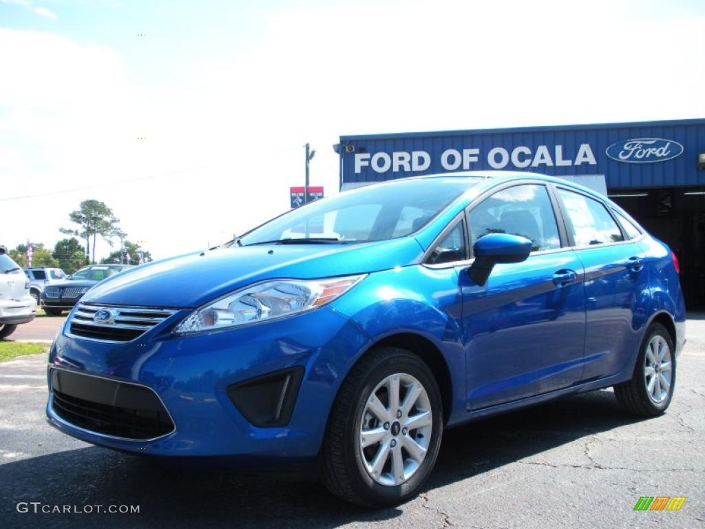 Blue Flame Metallic 2011 Ford Fiesta SE Sedan Exterior Photo #38222617