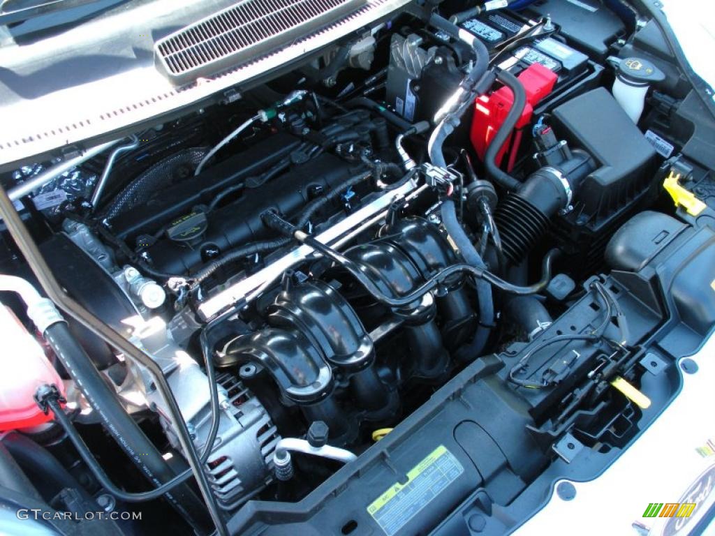 2011 Ford Fiesta SE Sedan 1.6 Liter DOHC 16-Valve Ti-VCT Duratec 4 Cylinder Engine Photo #38222769