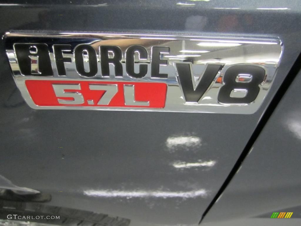 2010 Tundra TRD Double Cab 4x4 - Slate Gray Metallic / Graphite Gray photo #6