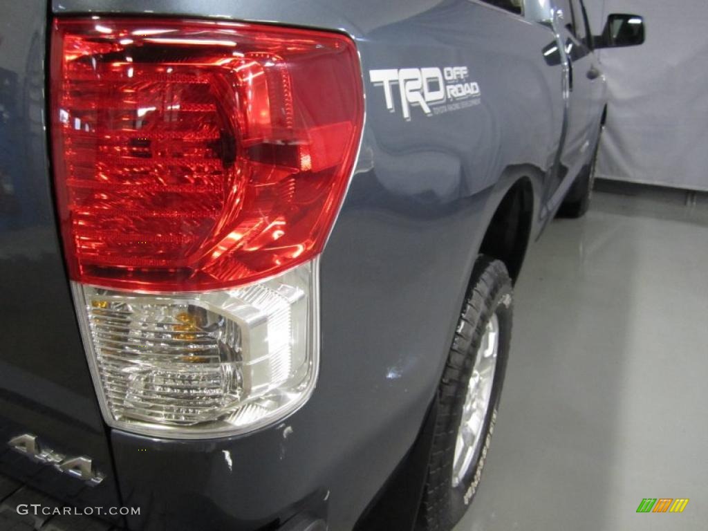 2010 Tundra TRD Double Cab 4x4 - Slate Gray Metallic / Graphite Gray photo #11