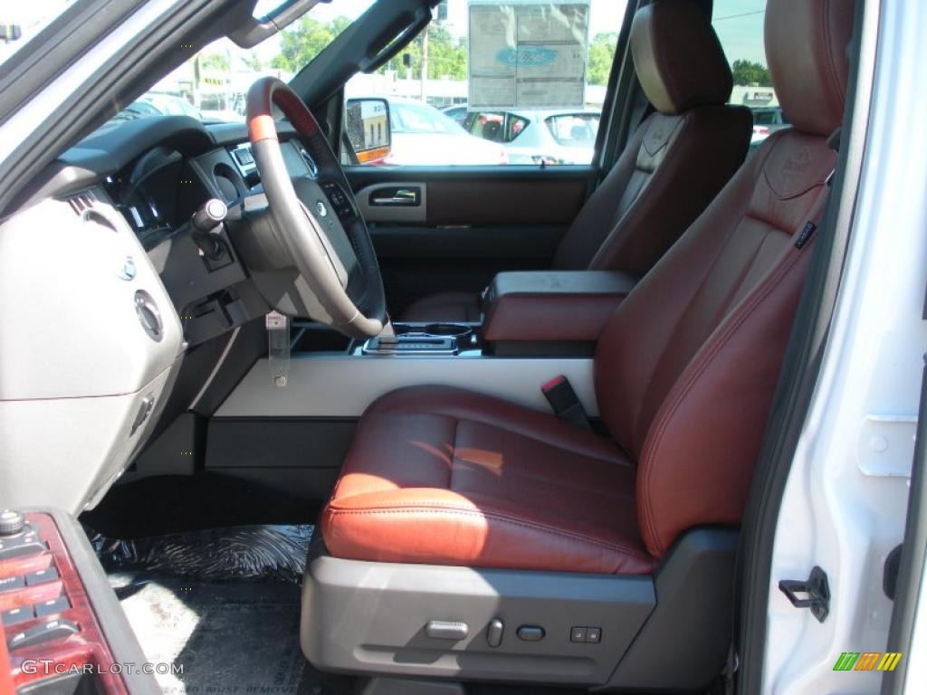 Chaparral Leather Interior 2011 Ford Expedition King Ranch Photo #38223185