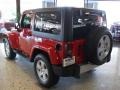 2011 Flame Red Jeep Wrangler Sahara 4x4  photo #2