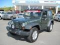 2008 Jeep Green Metallic Jeep Wrangler Rubicon 4x4  photo #1