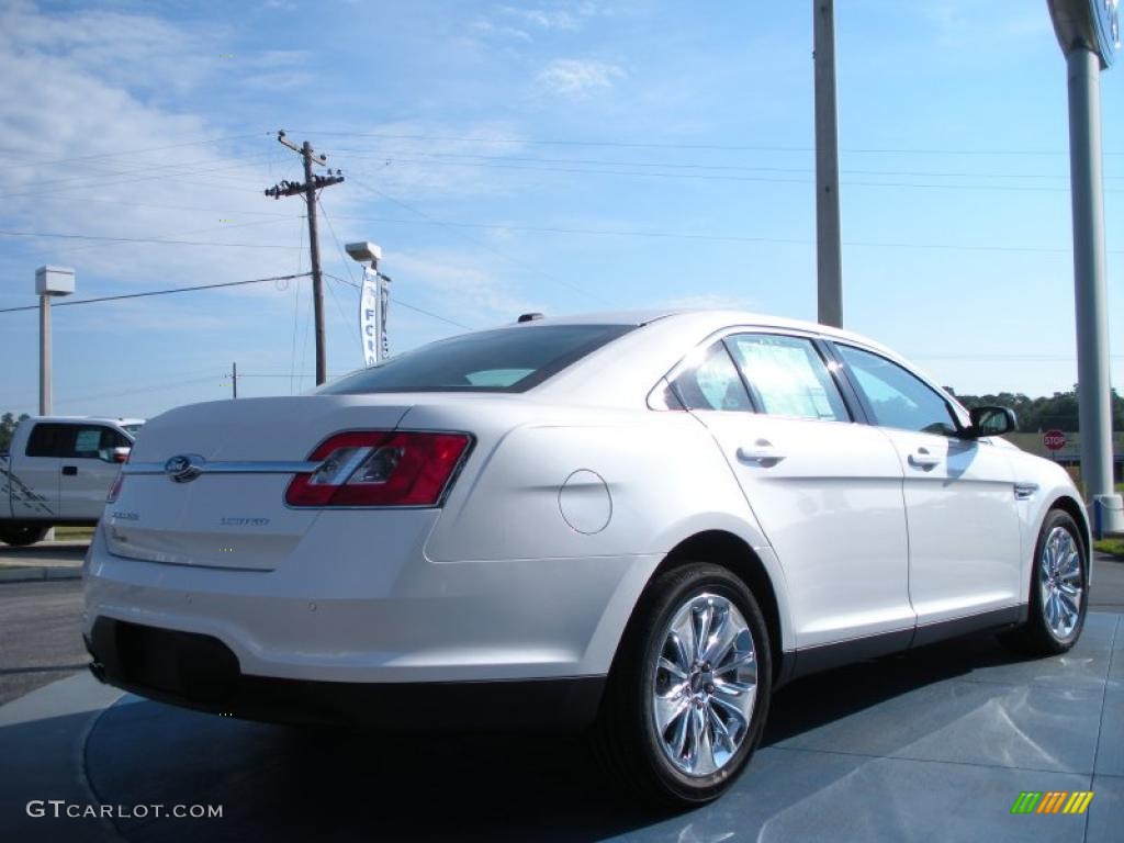 White Platinum Tri-Coat 2011 Ford Taurus Limited Exterior Photo #38224661