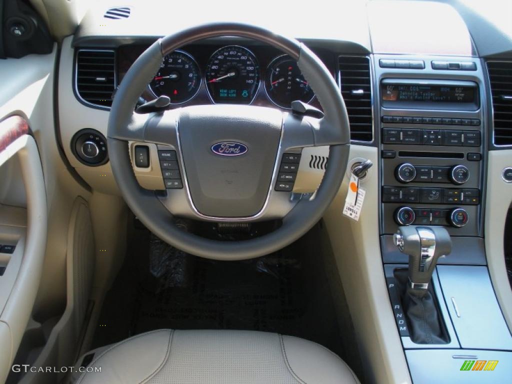 2011 Ford Taurus Limited Light Stone Dashboard Photo #38224697