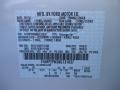 UG: White Platinum Tri-Coat 2011 Ford Taurus Limited Color Code