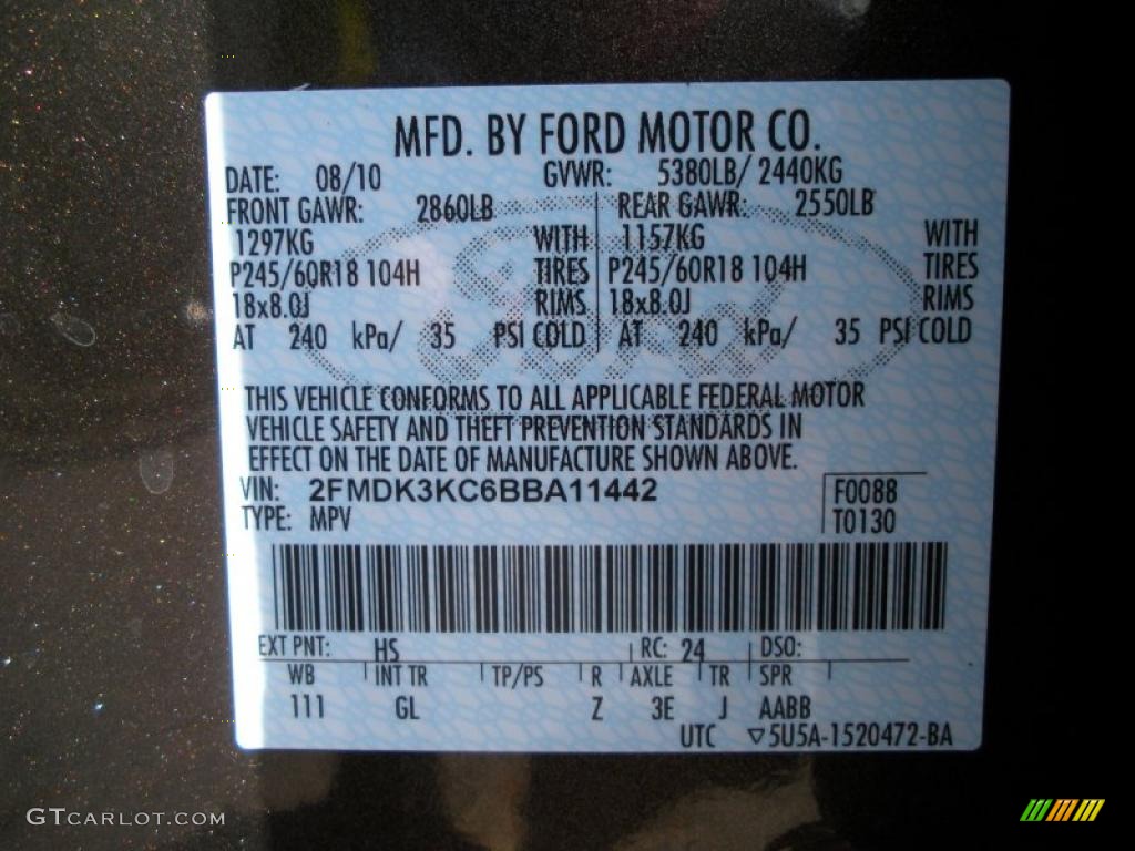 2011 Edge Color Code HS for Earth Metallic Photo #38225673