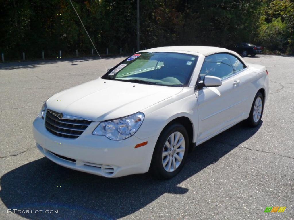 2010 Sebring Touring Convertible - Stone White / Dark Khaki/Light Graystone photo #1