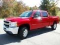 2011 Victory Red Chevrolet Silverado 2500HD LT Crew Cab 4x4  photo #2