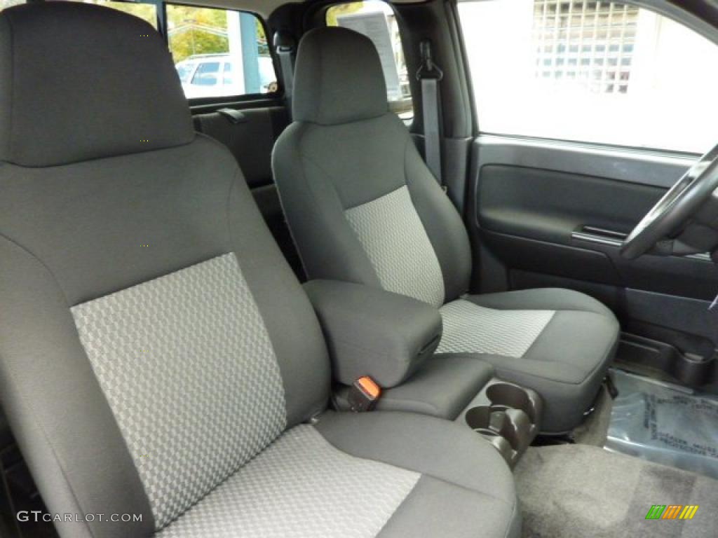 Ebony Interior 2008 Chevrolet Colorado LT Extended Cab 4x4 Photo #38227153