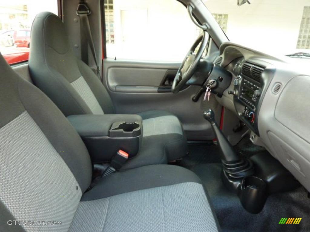 Dark Graphite Interior 2003 Ford Ranger Edge Regular Cab 4x4 Photo #38227329