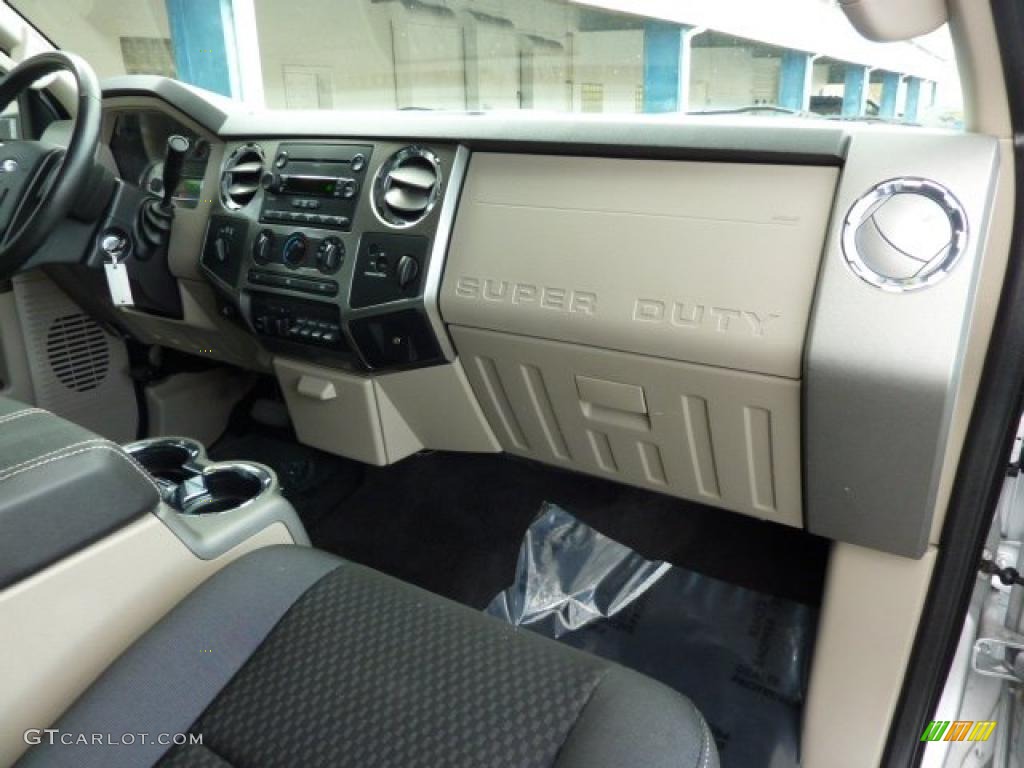 Ebony Interior 2008 Ford F250 Super Duty FX4 SuperCab 4x4 Photo #38227562