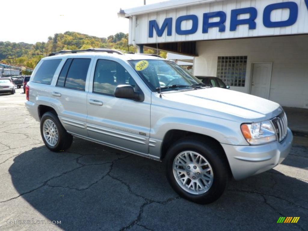 2004 Grand Cherokee Limited 4x4 - Bright Silver Metallic / Dark Slate Gray photo #2