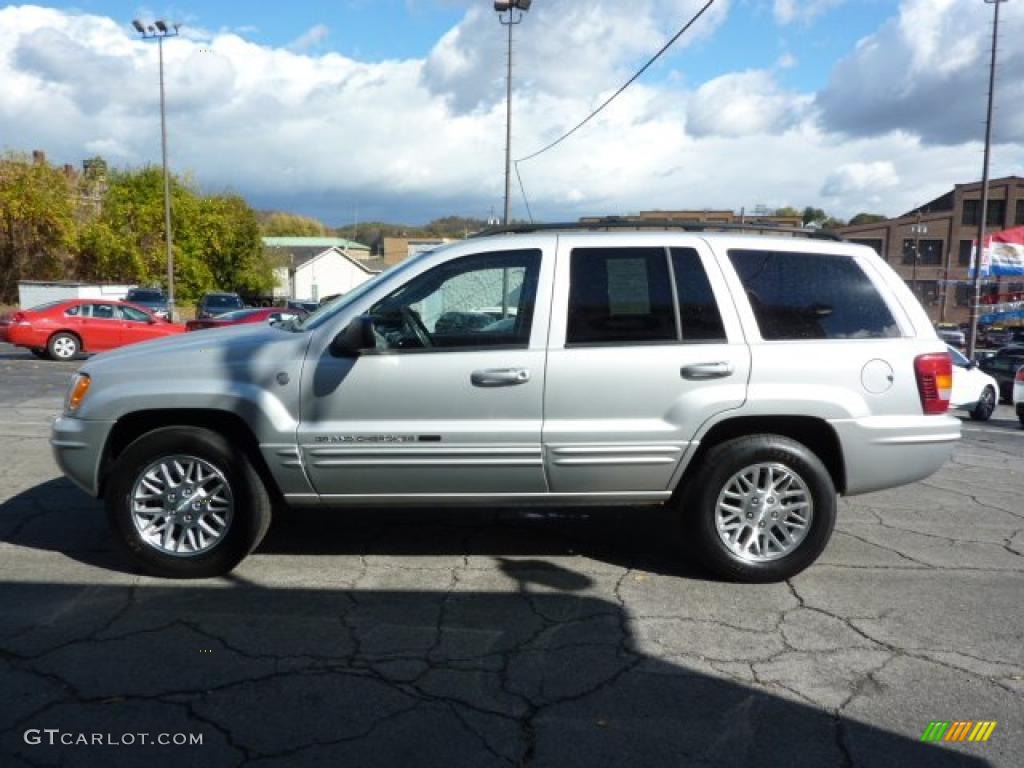 2004 Grand Cherokee Limited 4x4 - Bright Silver Metallic / Dark Slate Gray photo #6