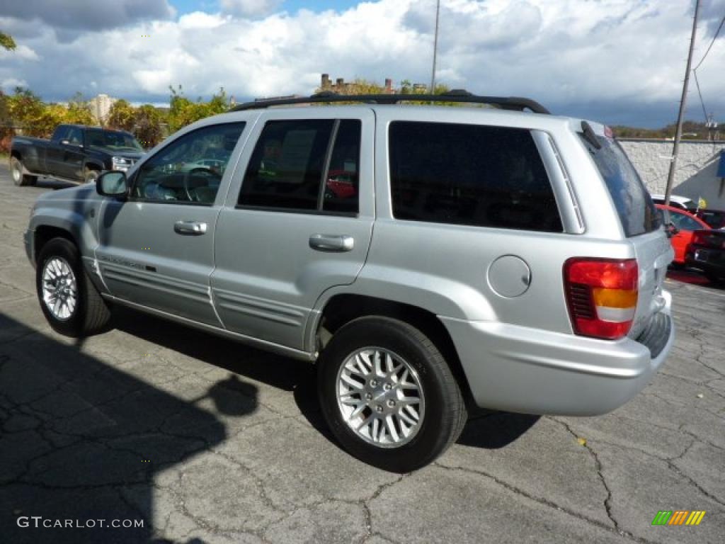 2004 Grand Cherokee Limited 4x4 - Bright Silver Metallic / Dark Slate Gray photo #7