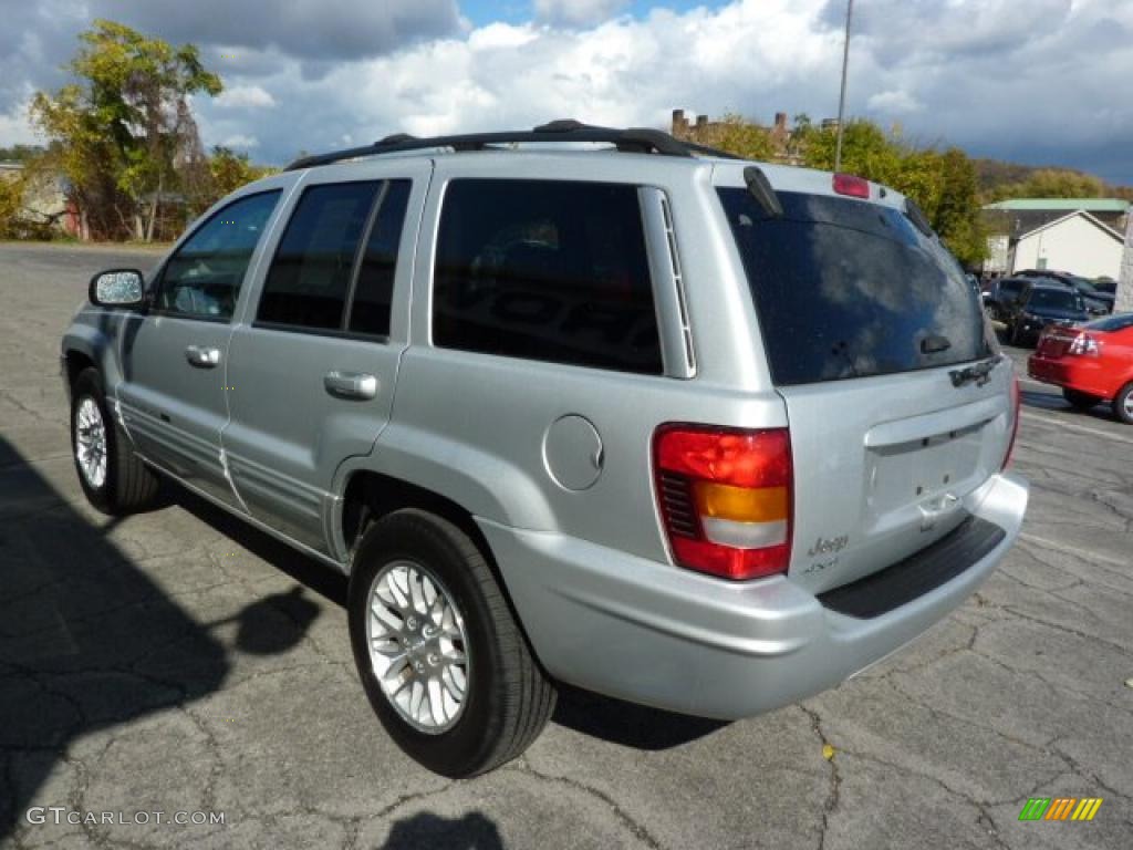 2004 Grand Cherokee Limited 4x4 - Bright Silver Metallic / Dark Slate Gray photo #8