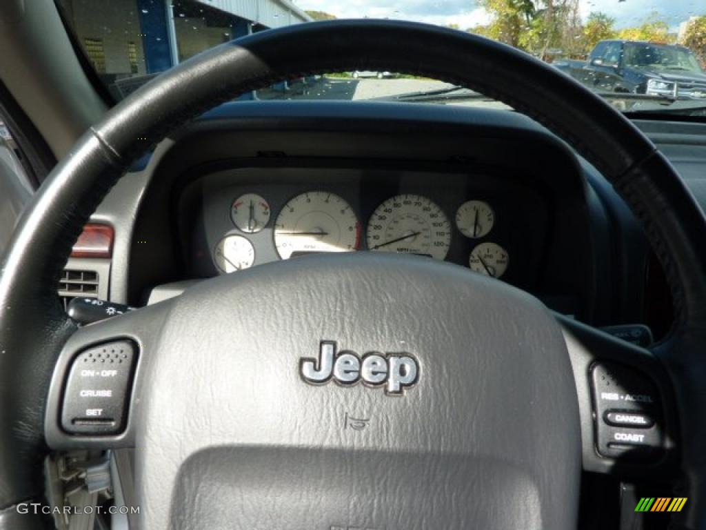 2004 Grand Cherokee Limited 4x4 - Bright Silver Metallic / Dark Slate Gray photo #24