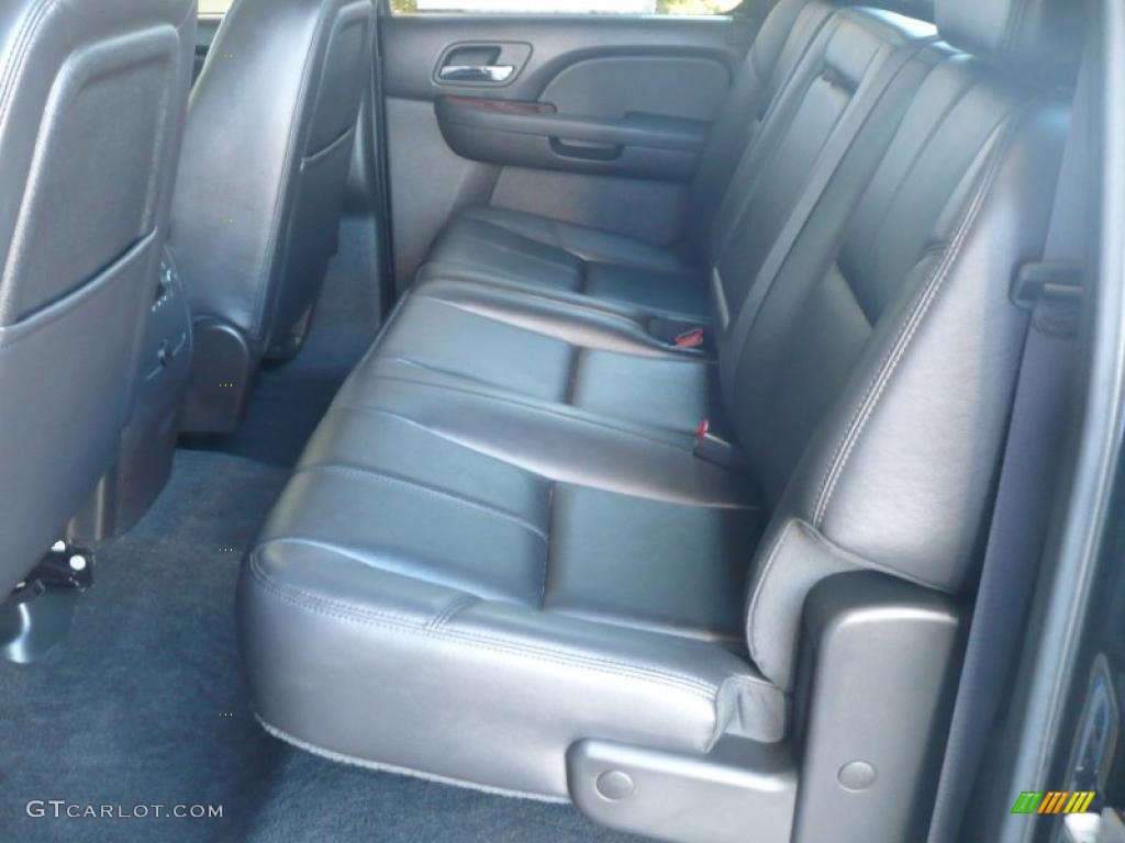 Ebony Interior 2009 Chevrolet Silverado 2500HD LTZ Crew Cab 4x4 Photo #38228803