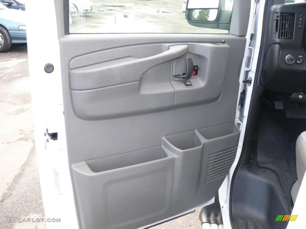 Medium Pewter Interior 2010 Chevrolet Express LT 3500 Passenger Van Photo #38230747