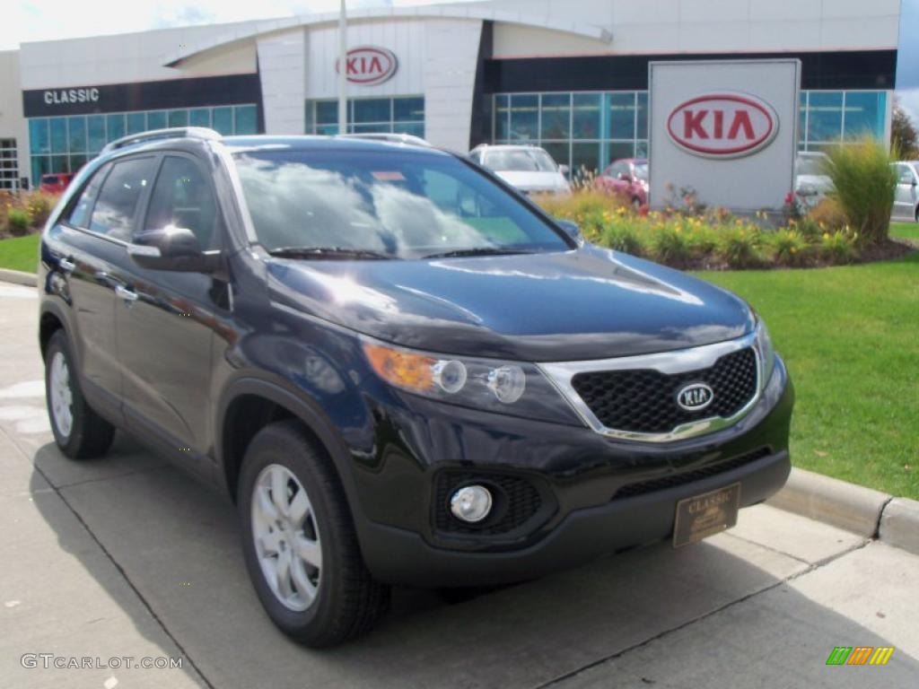 2011 Sorento LX - Ebony Black / Gray photo #1