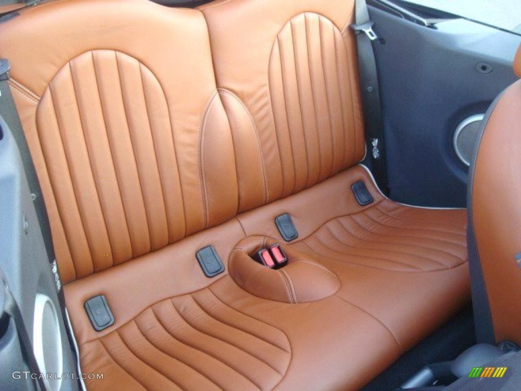 Lounge Malt Brown Interior 2007 Mini Cooper S Convertible Sidewalk Edition Photo #38232563