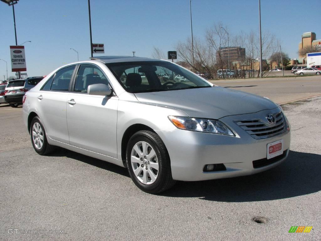 2008 Camry XLE - Classic Silver Metallic / Ash photo #4