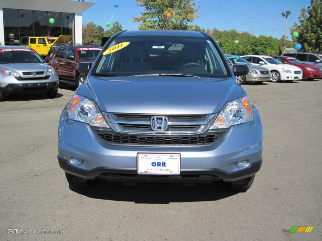 2011 CR-V SE - Glacier Blue Metallic / Gray photo #8
