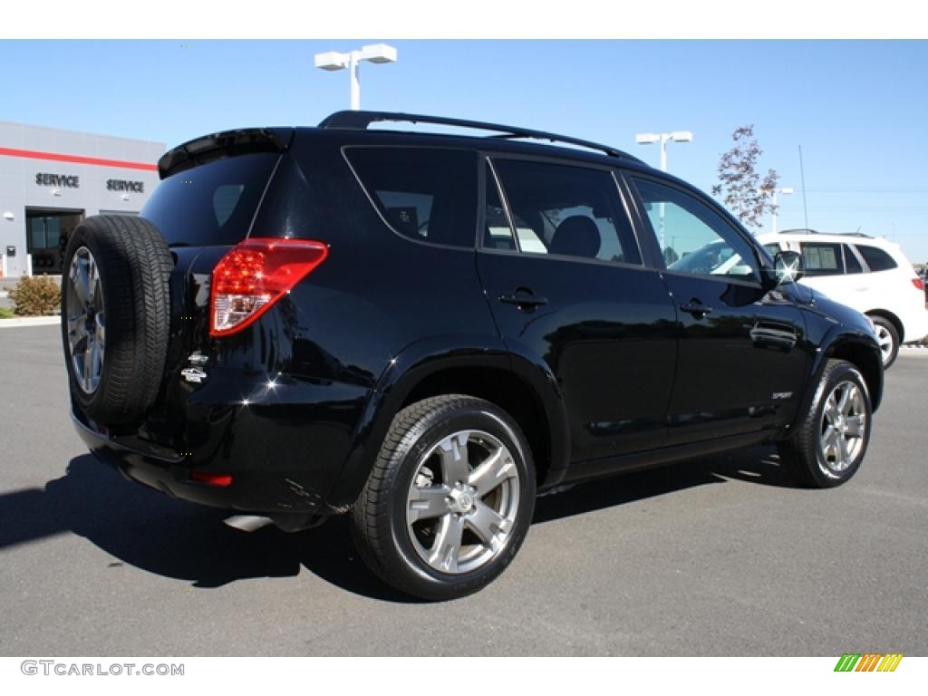 2008 RAV4 Sport V6 4WD - Black / Dark Charcoal photo #2