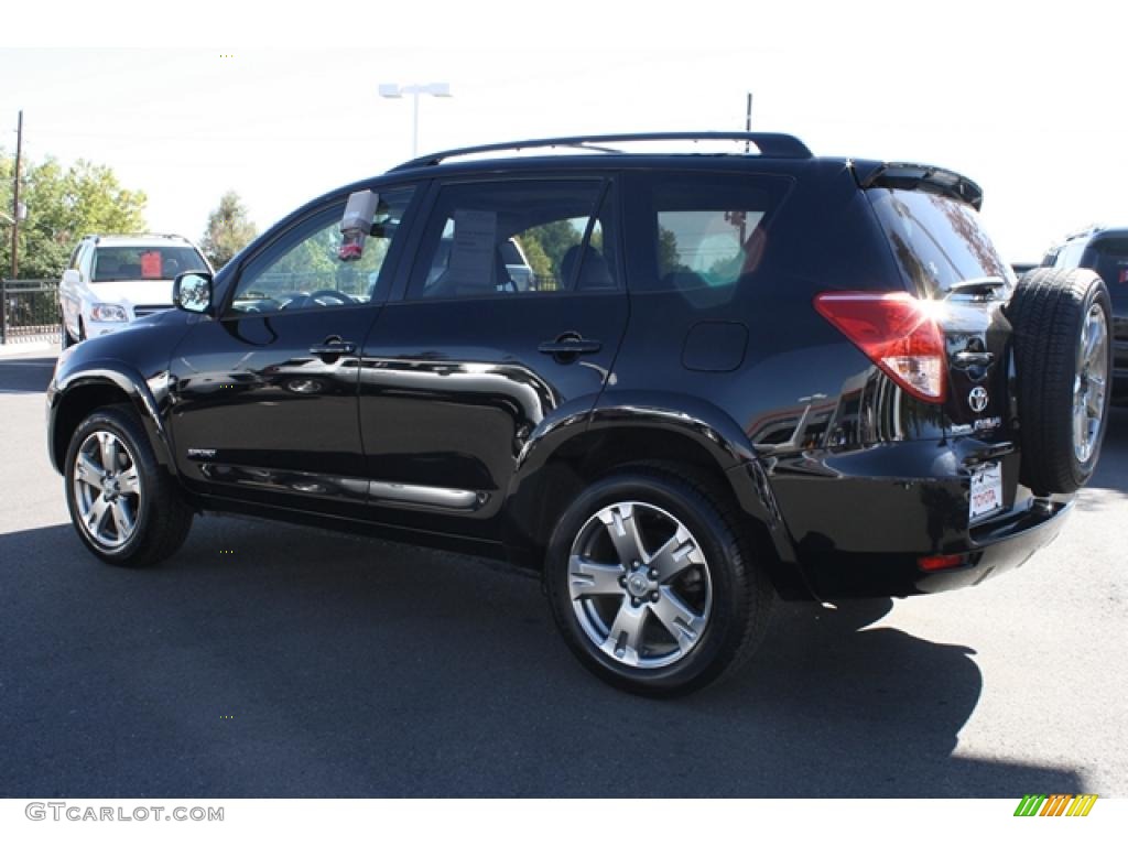 2008 RAV4 Sport V6 4WD - Black / Dark Charcoal photo #4