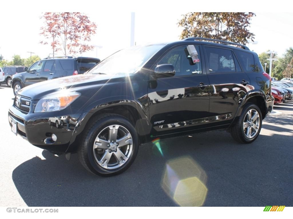 2008 RAV4 Sport V6 4WD - Black / Dark Charcoal photo #5