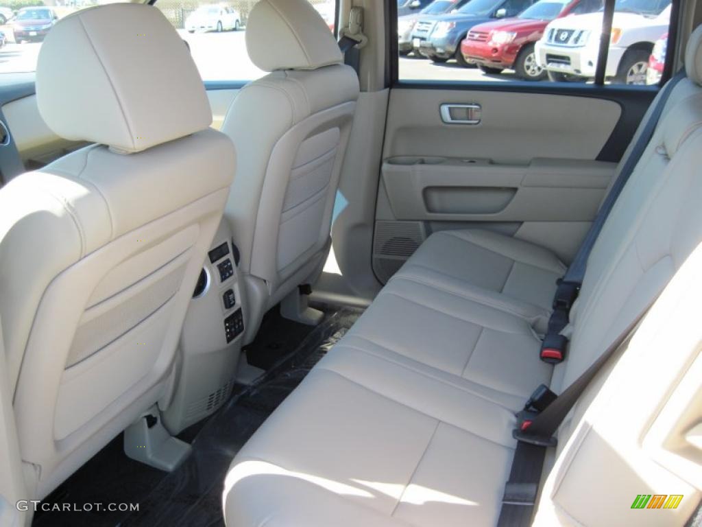 Beige Interior 2011 Honda Pilot EX-L Photo #38235791