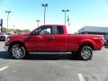 2010 Red Candy Metallic Ford F150 XLT SuperCab 4x4  photo #5