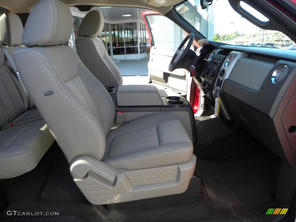 2010 F150 XLT SuperCab 4x4 - Red Candy Metallic / Medium Stone photo #12
