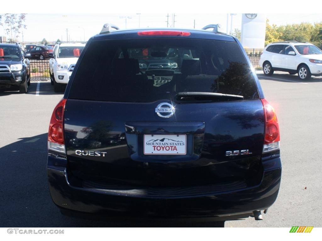 2006 Quest 3.5 SL - Majestic Blue Metallic / Gray photo #3