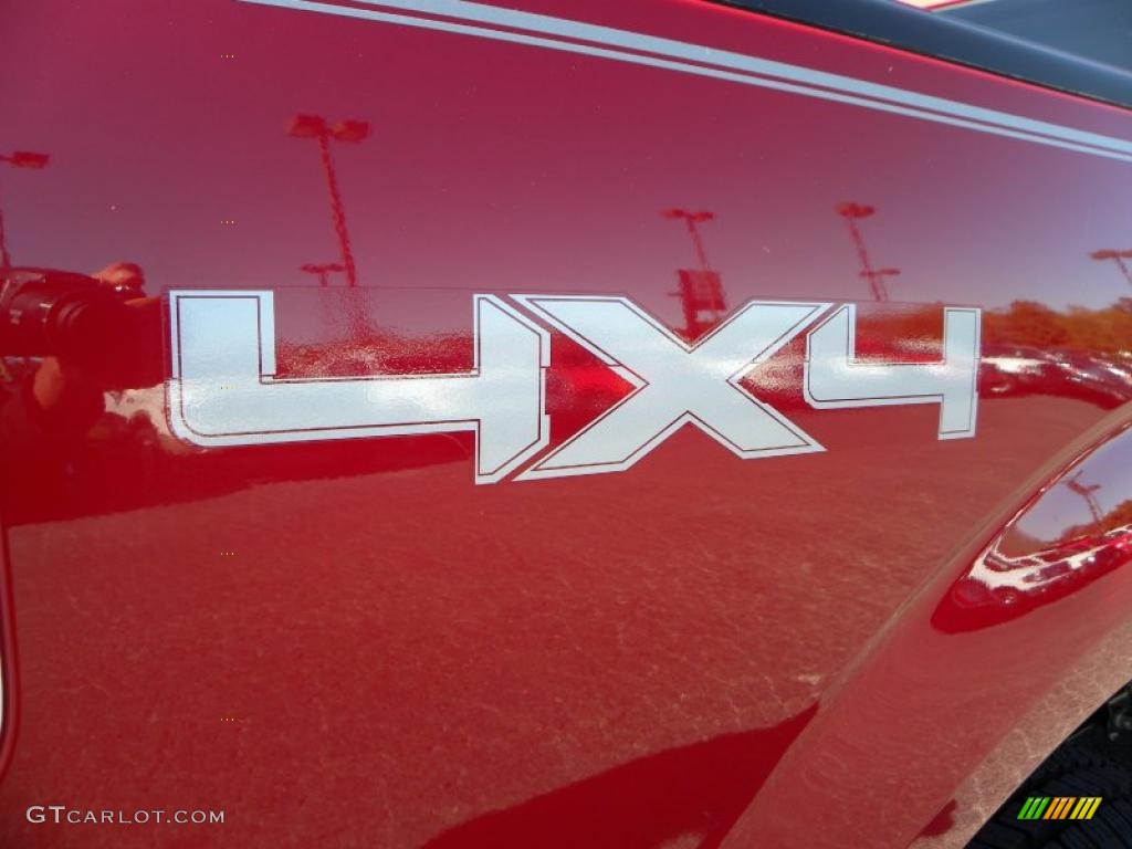 2010 F150 XLT SuperCab 4x4 - Red Candy Metallic / Medium Stone photo #15
