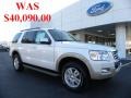 2010 White Platinum Tri-Coat Ford Explorer Eddie Bauer  photo #1