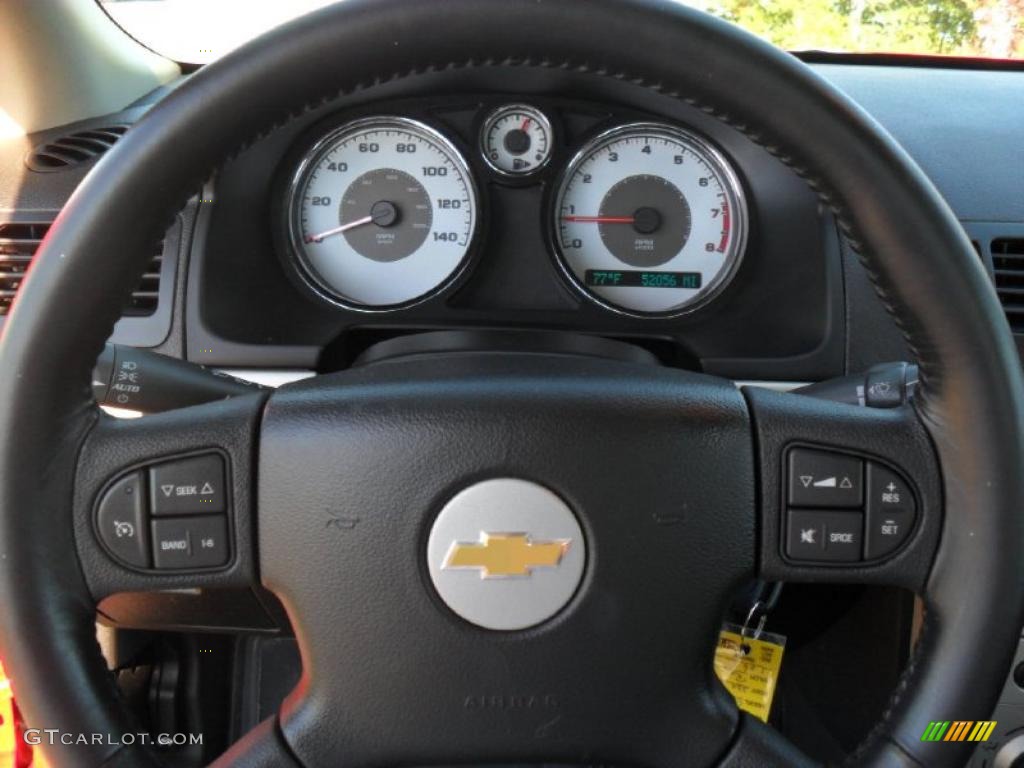 2006 Chevrolet Cobalt SS Coupe Ebony Steering Wheel Photo #38238651