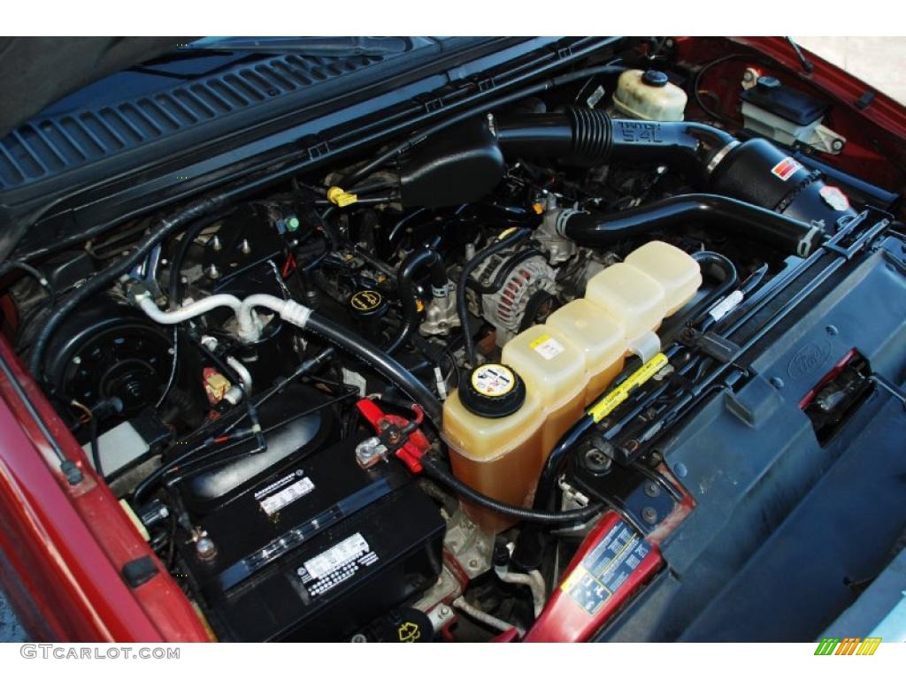 2002 Ford F250 Super Duty Lariat SuperCab 4x4 5.4 Liter SOHC 16-Valve Triton V8 Engine Photo #38238999