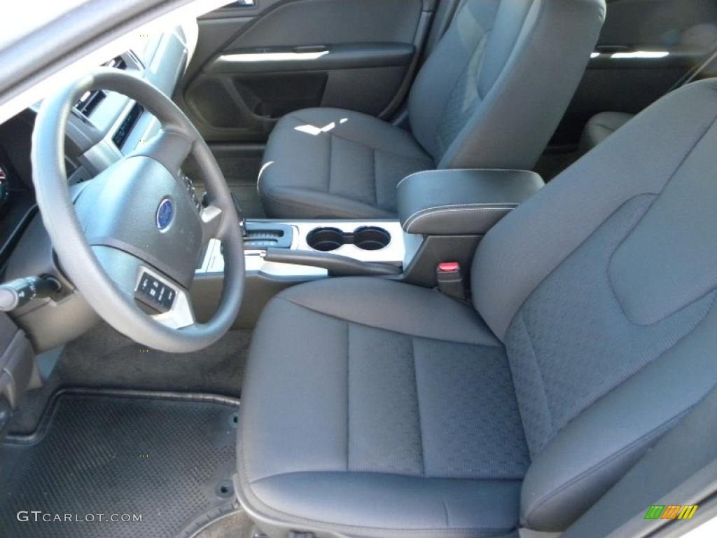 2011 Fusion SE V6 - Ingot Silver Metallic / Charcoal Black photo #16