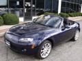 Stormy Blue Mica 2008 Mazda MX-5 Miata Grand Touring Roadster Exterior
