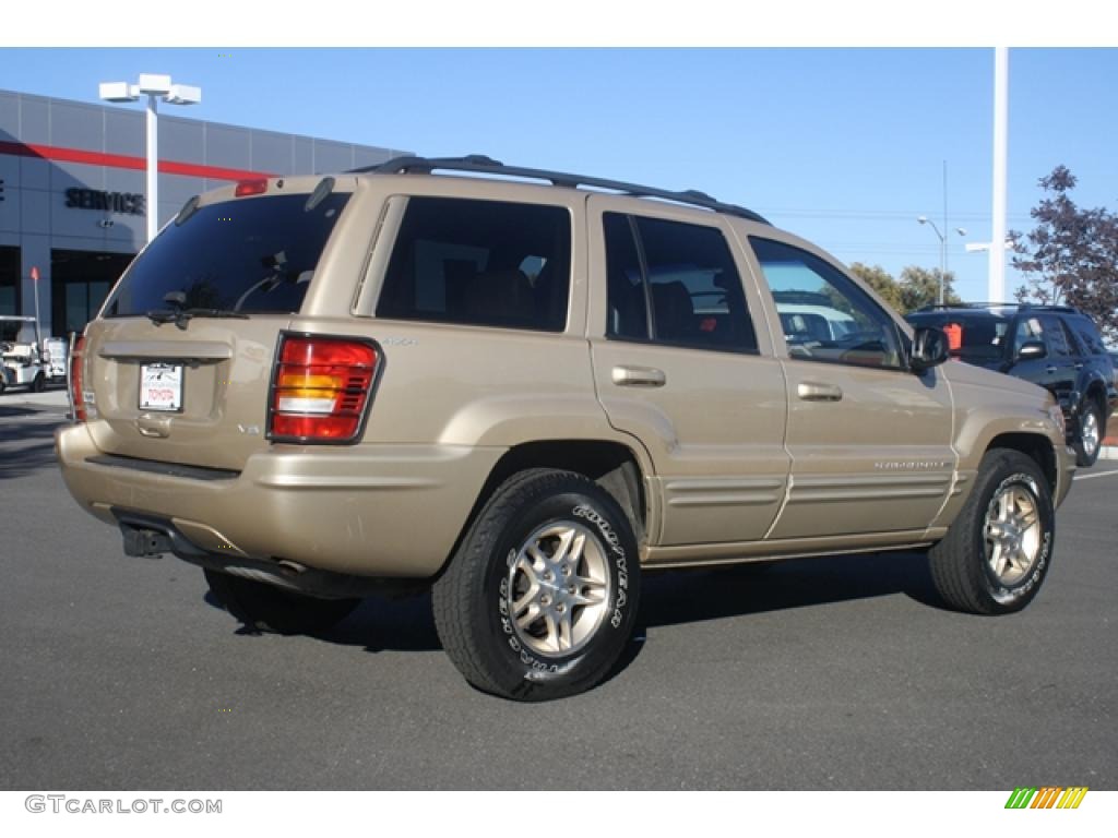 1999 Grand Cherokee Limited 4x4 - Champagne Pearl / Camel photo #2