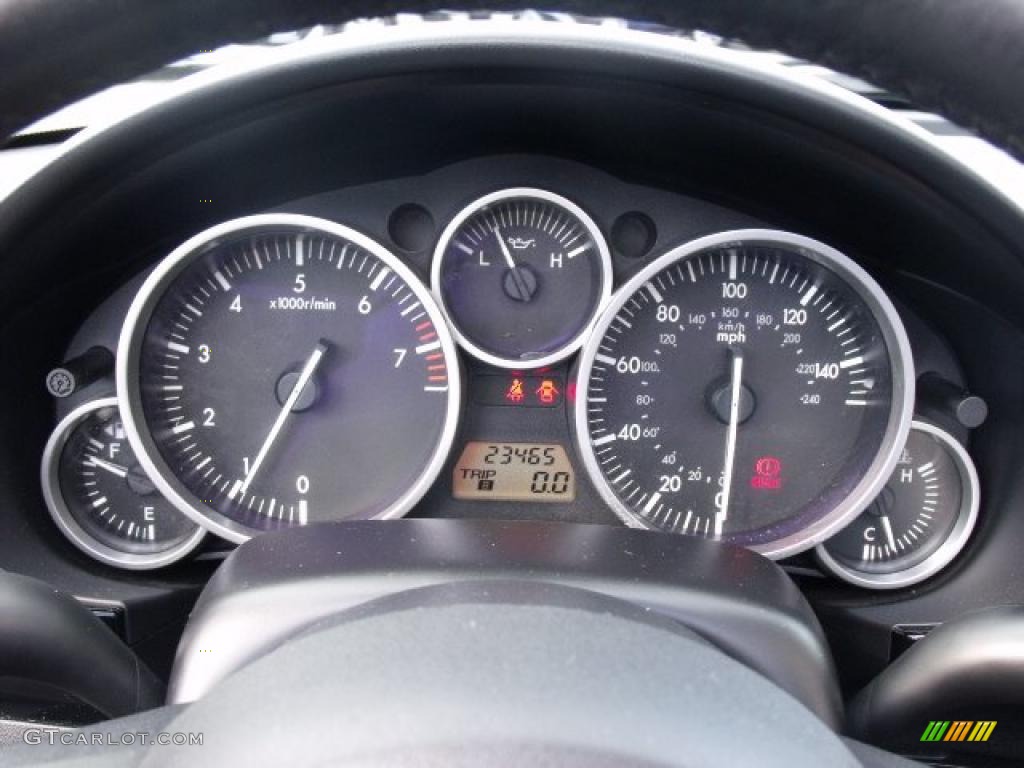 2008 Mazda MX-5 Miata Grand Touring Roadster Gauges Photo #38241439