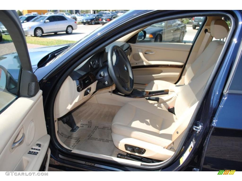 Beige Interior 2009 BMW 3 Series 328i Sedan Photo #38242123