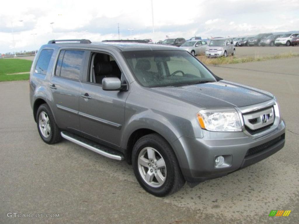 Sterling Gray Metallic 2009 Honda Pilot EX-L 4WD Exterior Photo #38242423