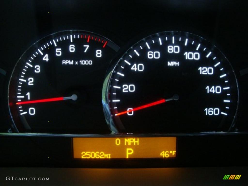 2008 Cadillac STS 4 V6 AWD Gauges Photo #38244211